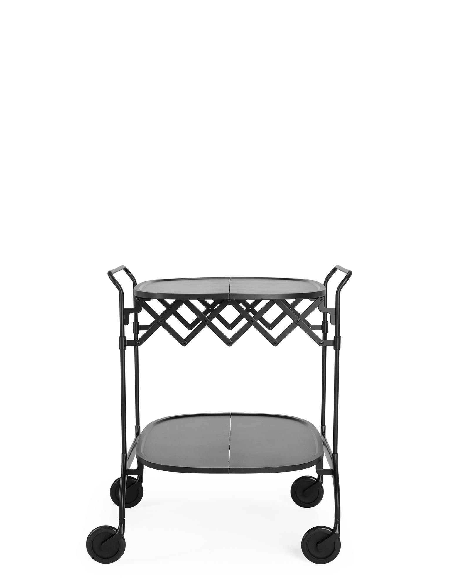 Gastone Serving Trolley Mat Black Kartell