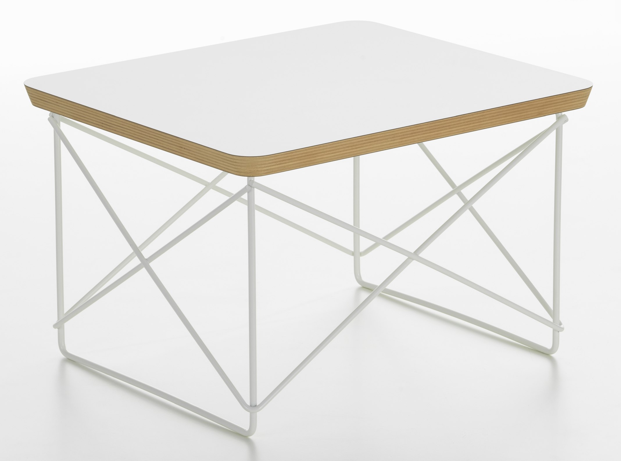 Occasional Table LTR Side table HPL White-WHITE POWDER COATED Vitra SINGLE PIECES