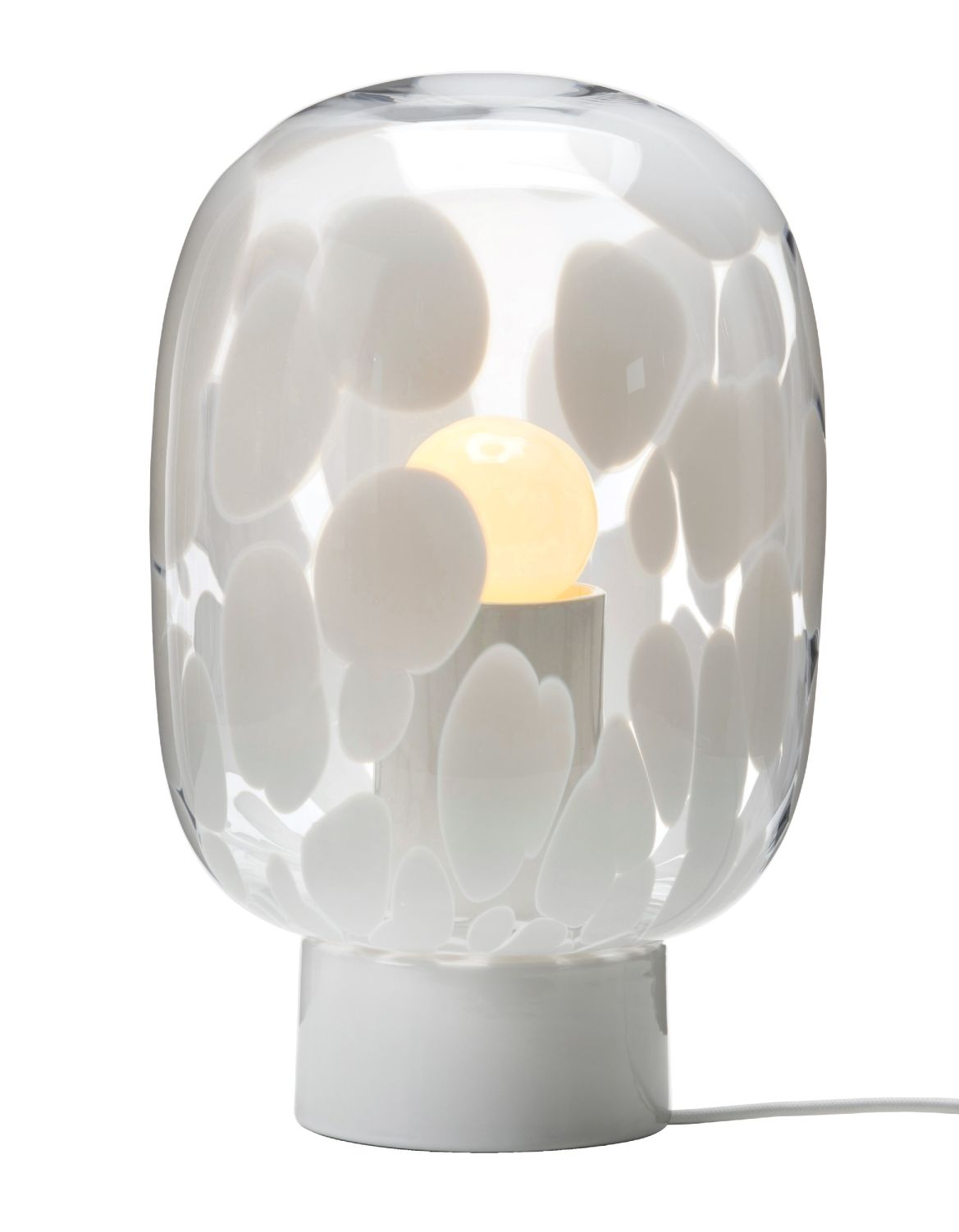 Flakes Table lamp Favius Crystal - White