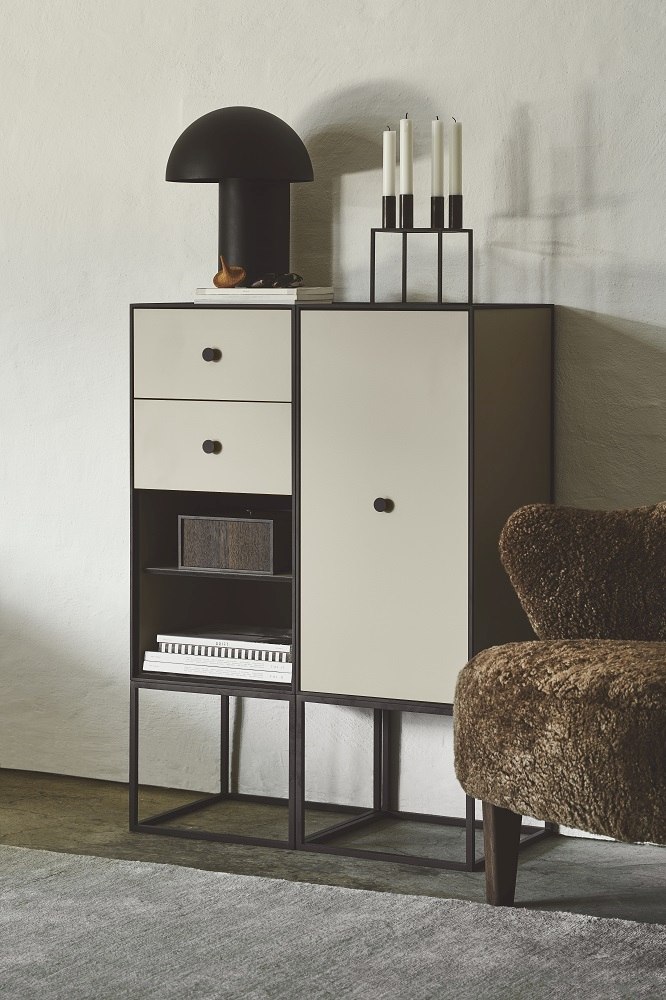 Frame 70 Sideboard Element with 2 Shelves Audo
