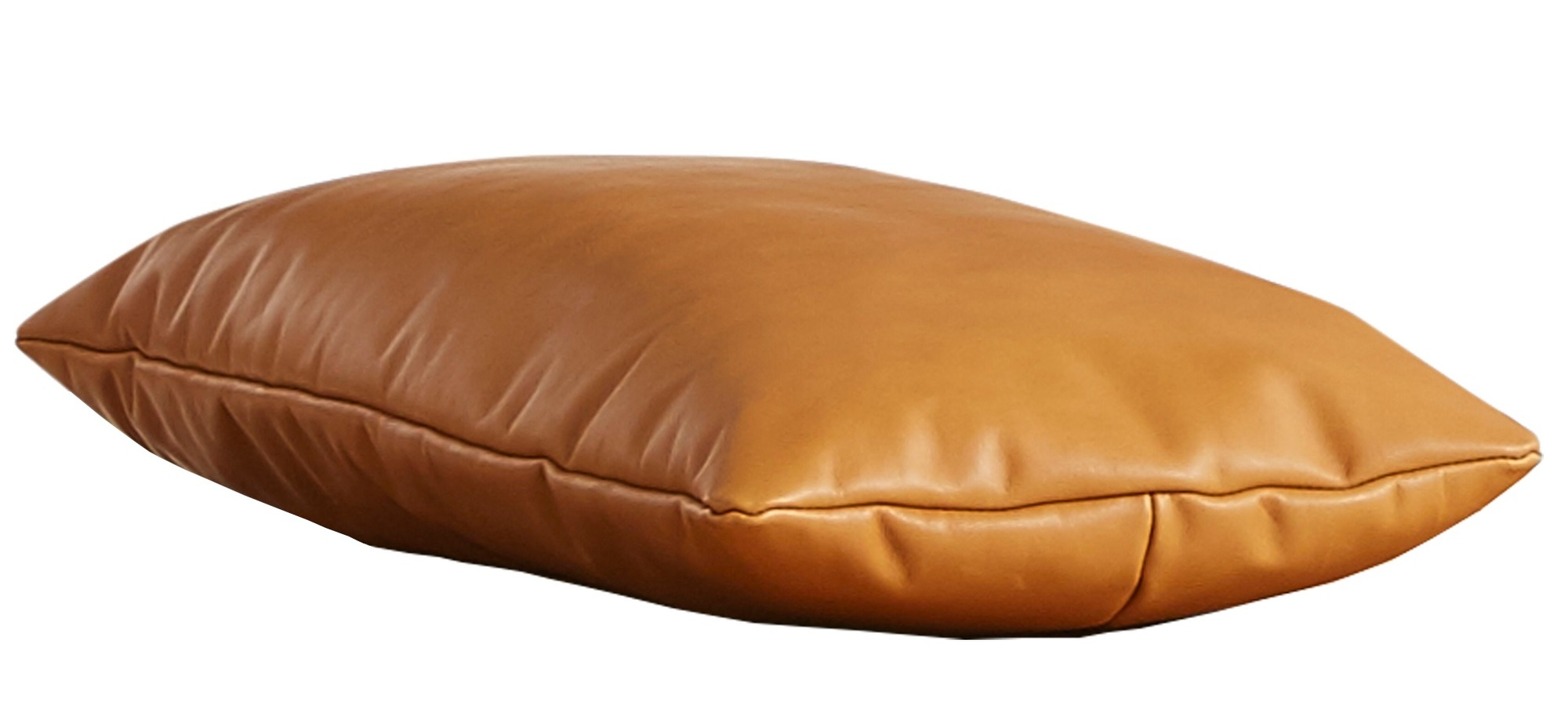 Level Daybed Pillow Sofa Cushions Cognac Leather Woud