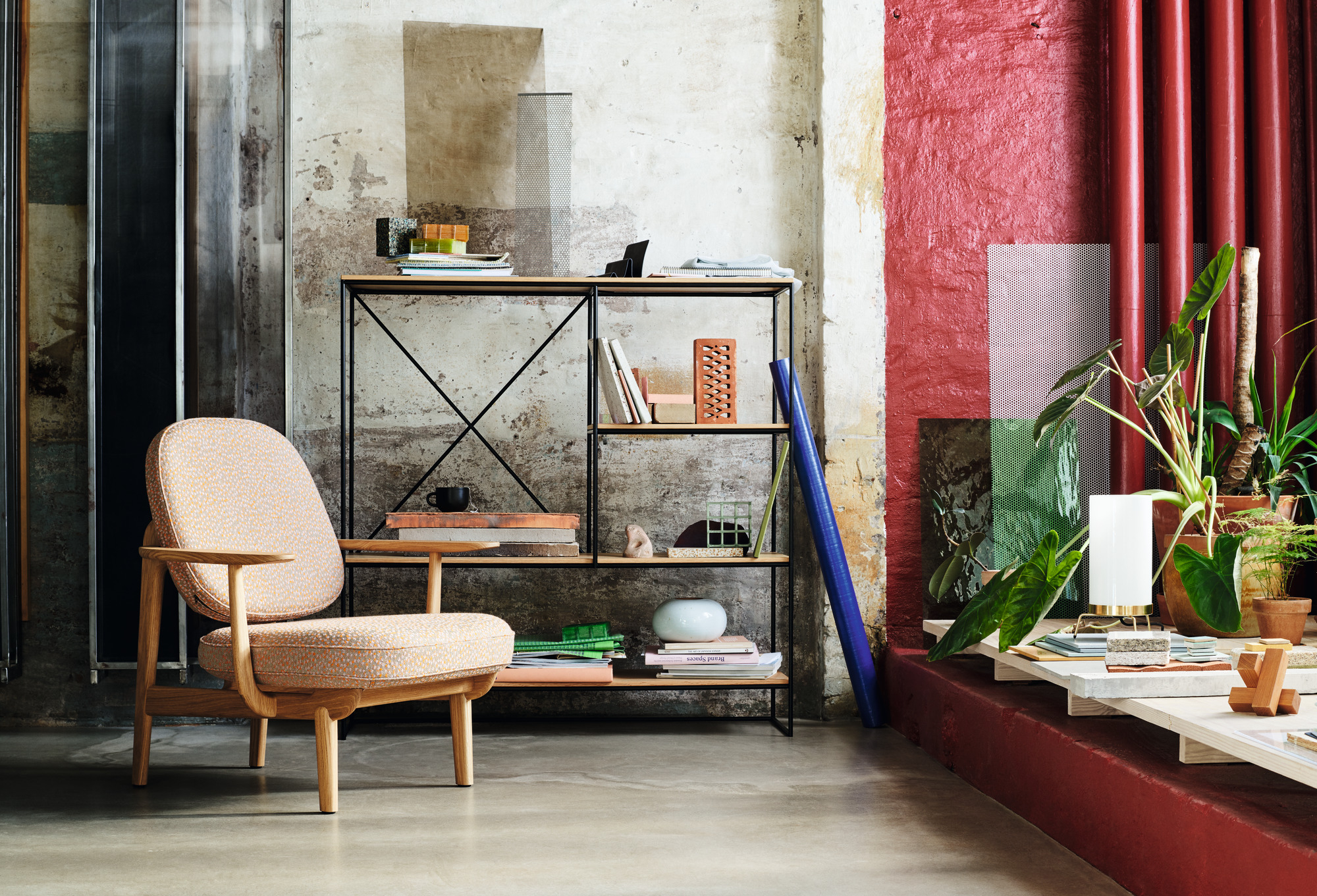 Fred lounge chair oak clear laquered Fritz Hansen