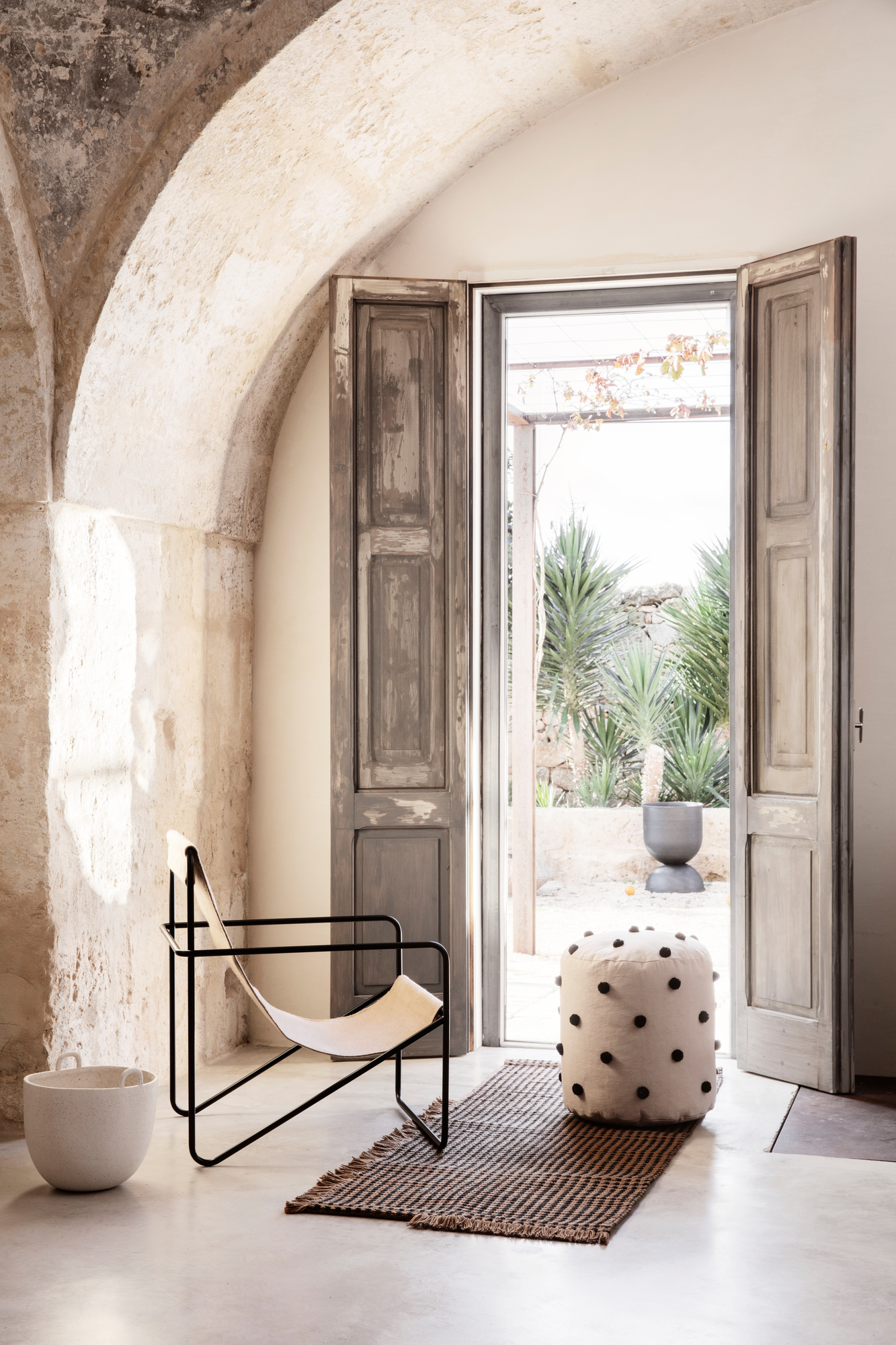 Desert Lounge Chair Black Ferm Living