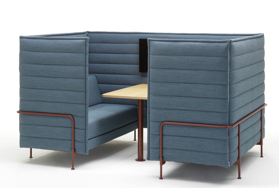 Alcove Cabin Love Seat Highback Sofa Vitra