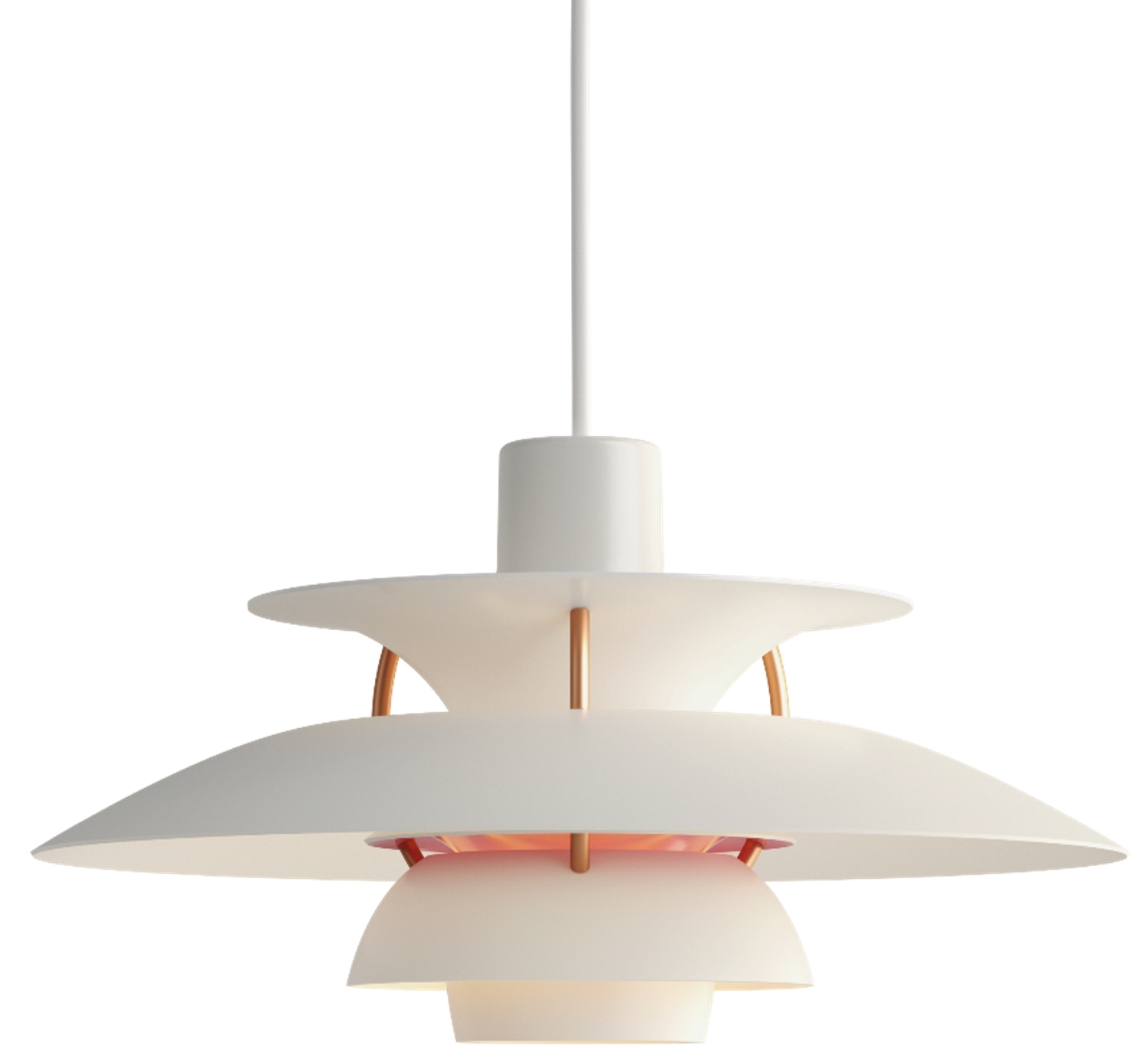 PH 5 Mini Pendelleuchte Louis Poulsen-Hues weiss