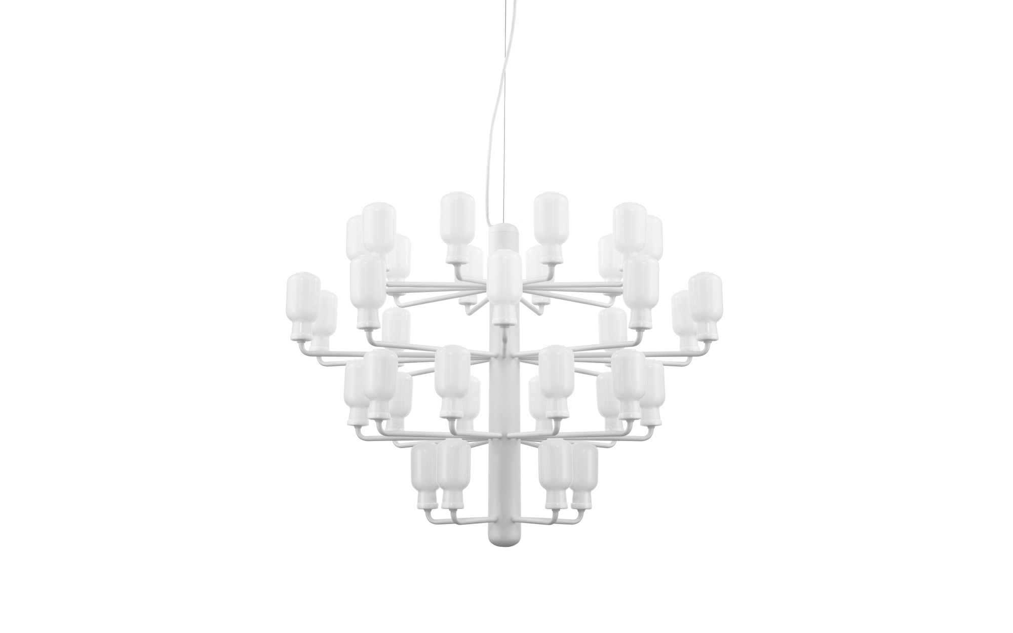 Amp Chandelier Pendelleuchte Small Weiß/Weiß