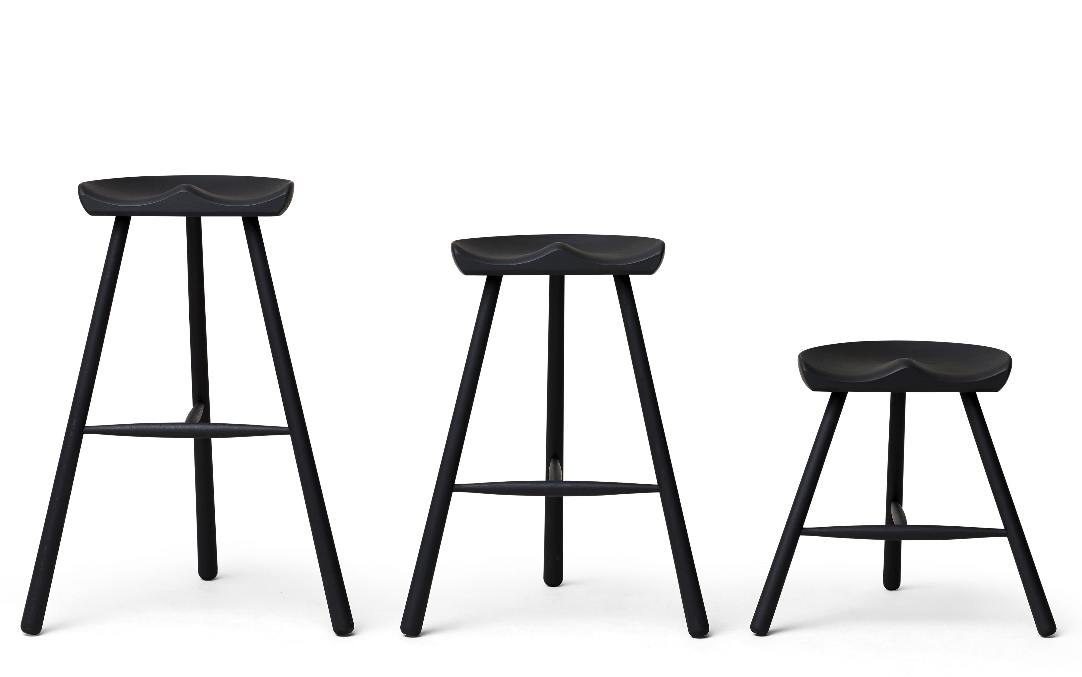 Shoemaker Chair™ No. 49 Beech black stained Form & Refine
