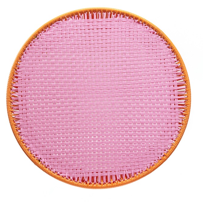 Caribe Basket Table Outdoor ames Orange / Bubblegum Pink / Curry Yellow
