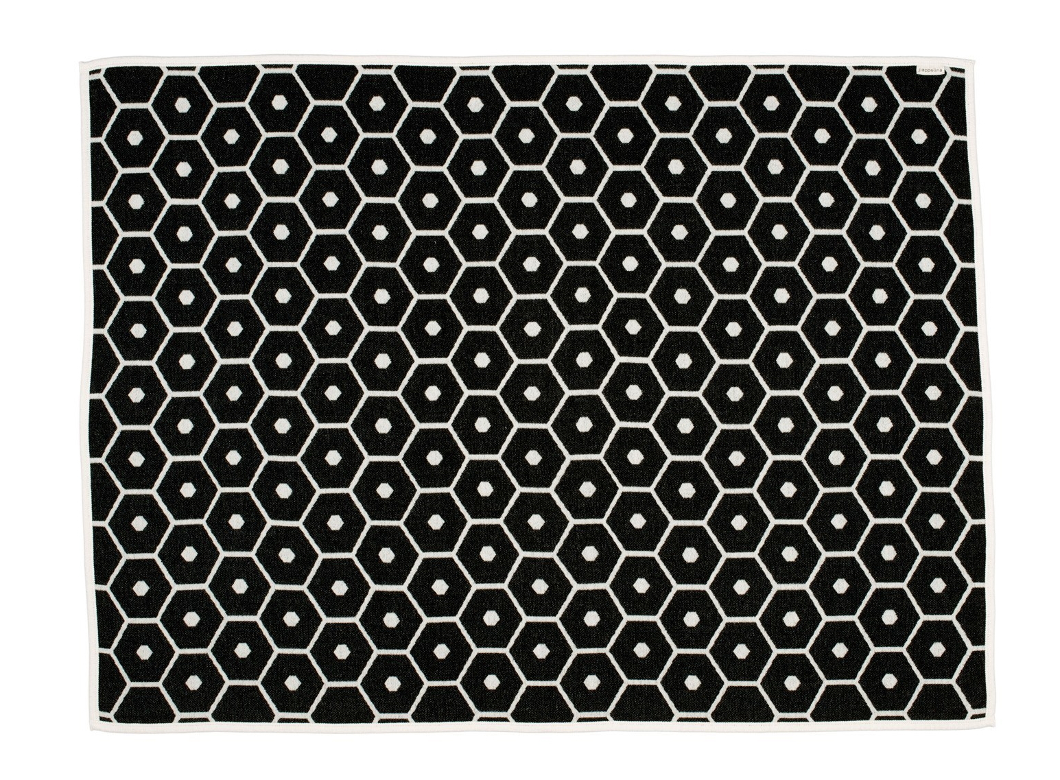 Honey Wool Blanket Pappelina black