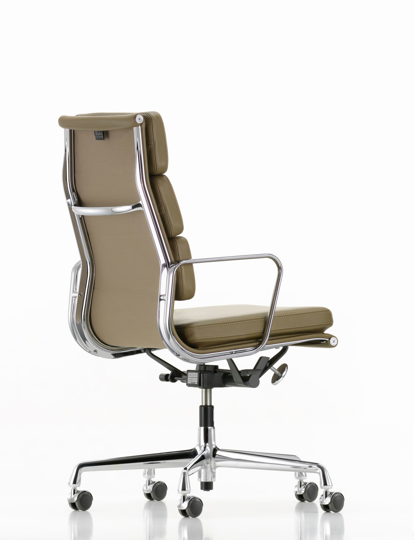 Soft Pad Chair EA219 / EA 219 Armchair Leather Premium Black Vitra OUTSTANDING VARIANTE