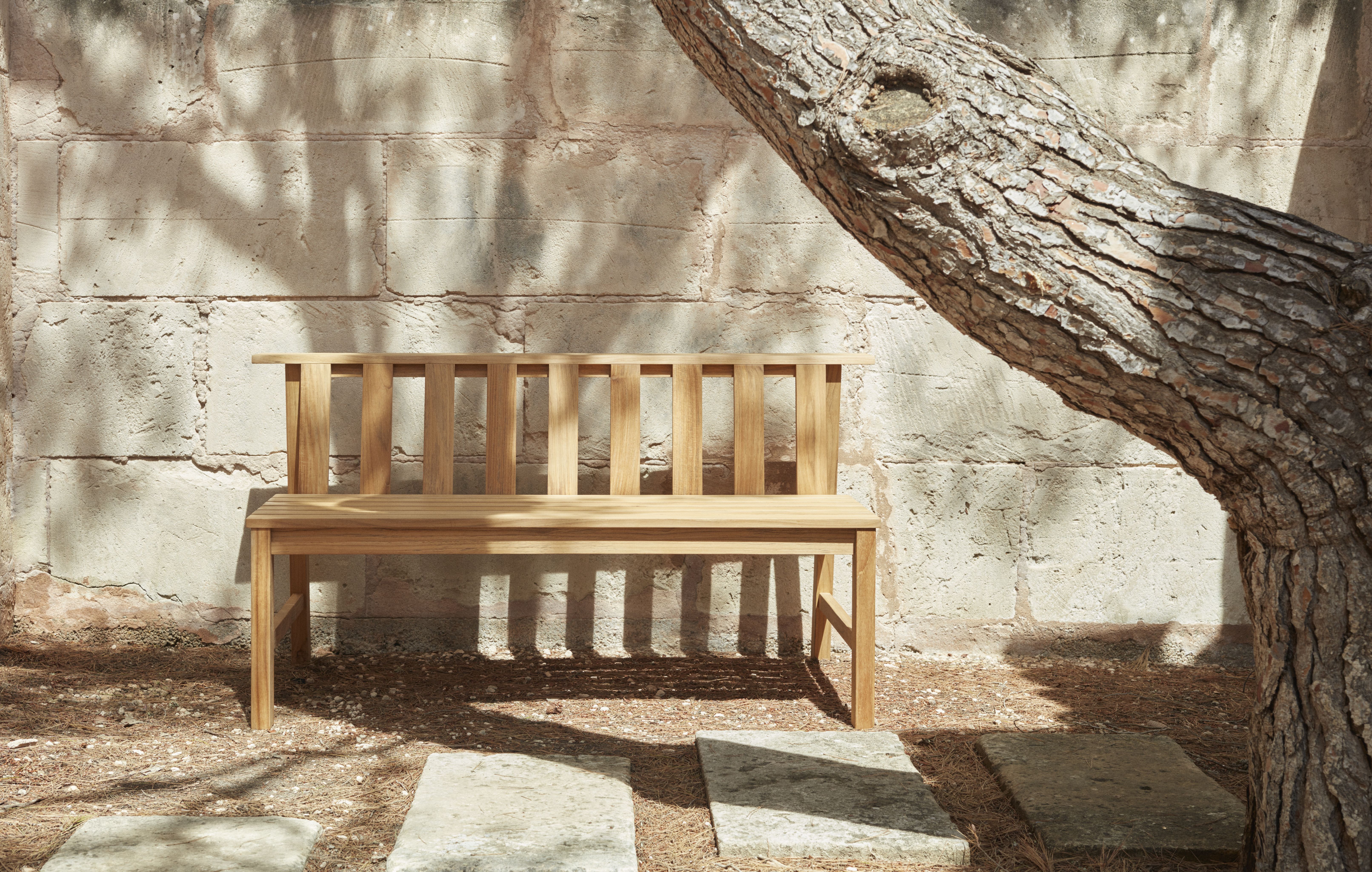 Cadence Bench Teak Outdoor Skagerak by Fritz Hansen