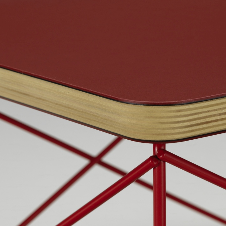 Occasional Table LTR Side Table Linoleum Dark brick Vitra 