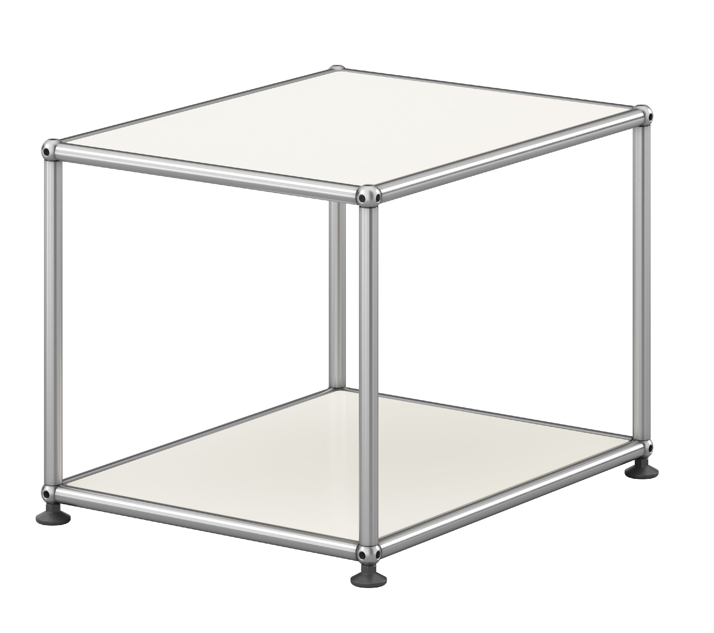 USM Haller side table M21 open narrow pure white