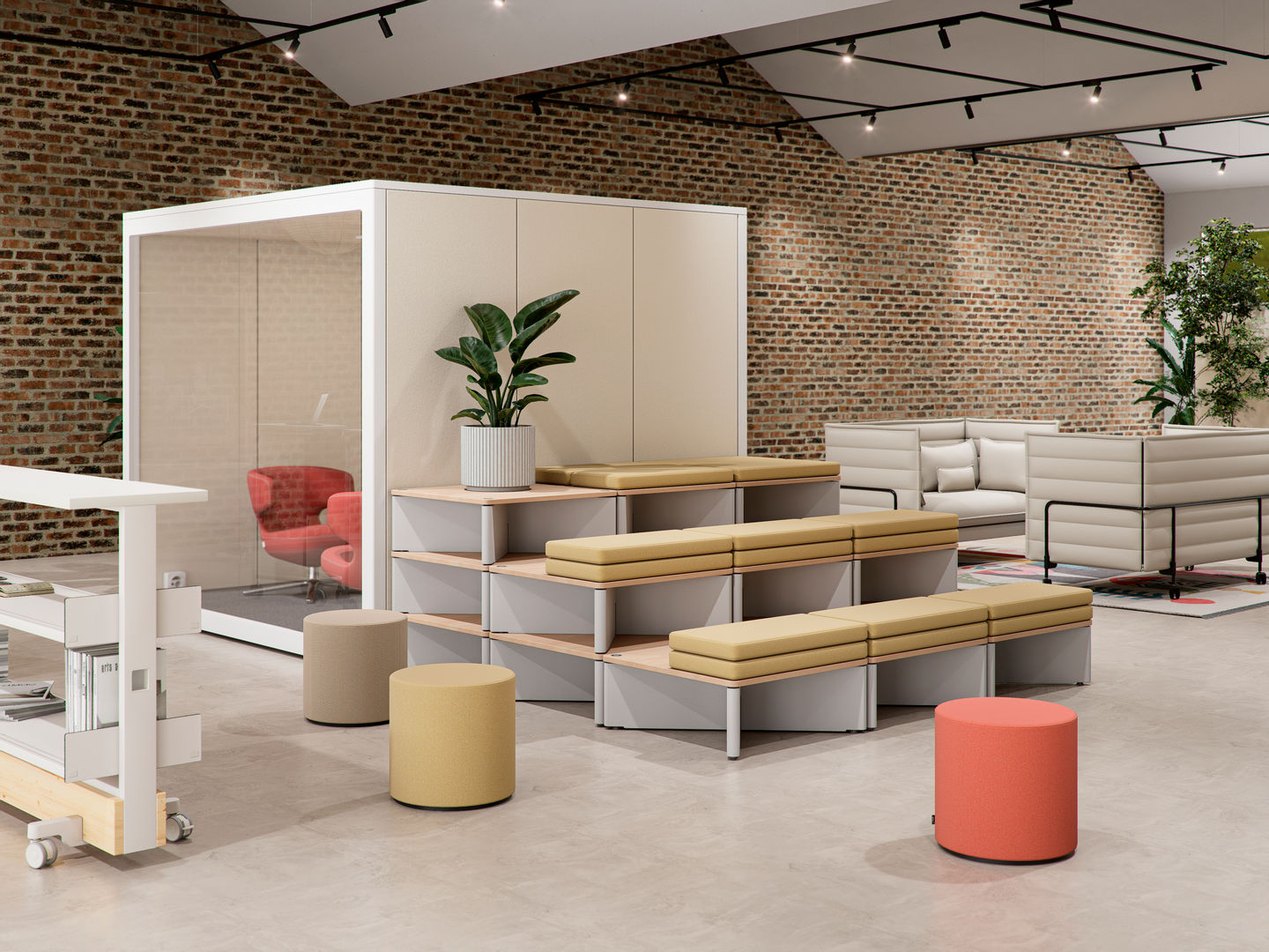 Reset Platform modular platform system Vitra