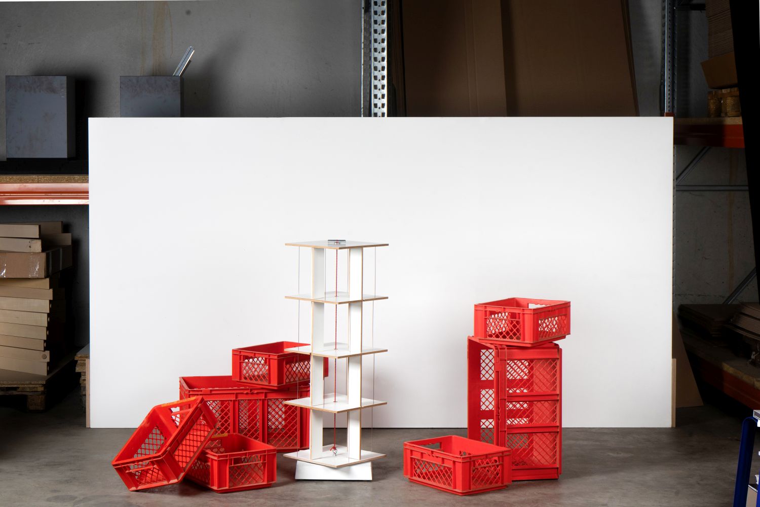 Buchstabler bookshelf, dvd-shelf Nils Holger Moormann