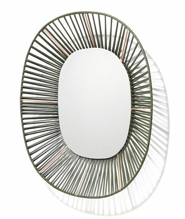 Cesta Big Wall Oval Mirror by ames
