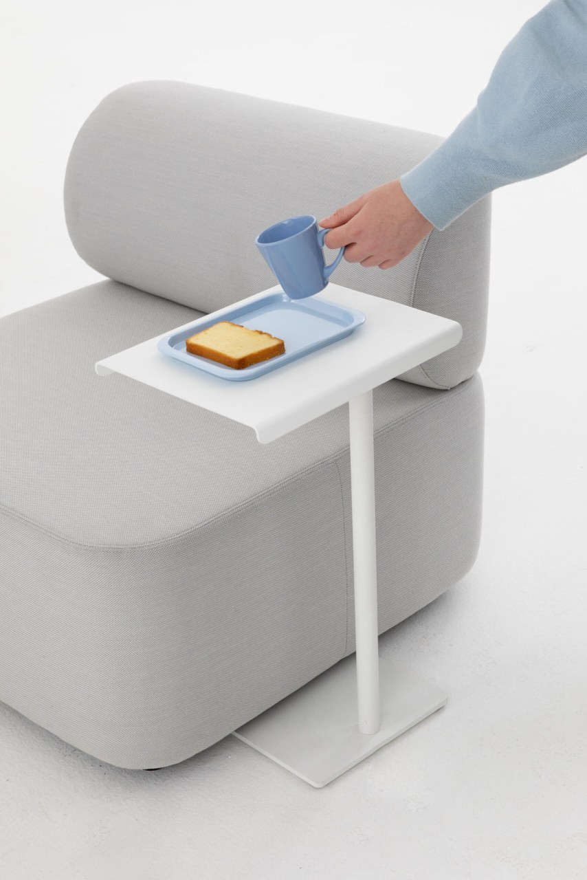 Mezza seating element with backrest Sofa Cascando 