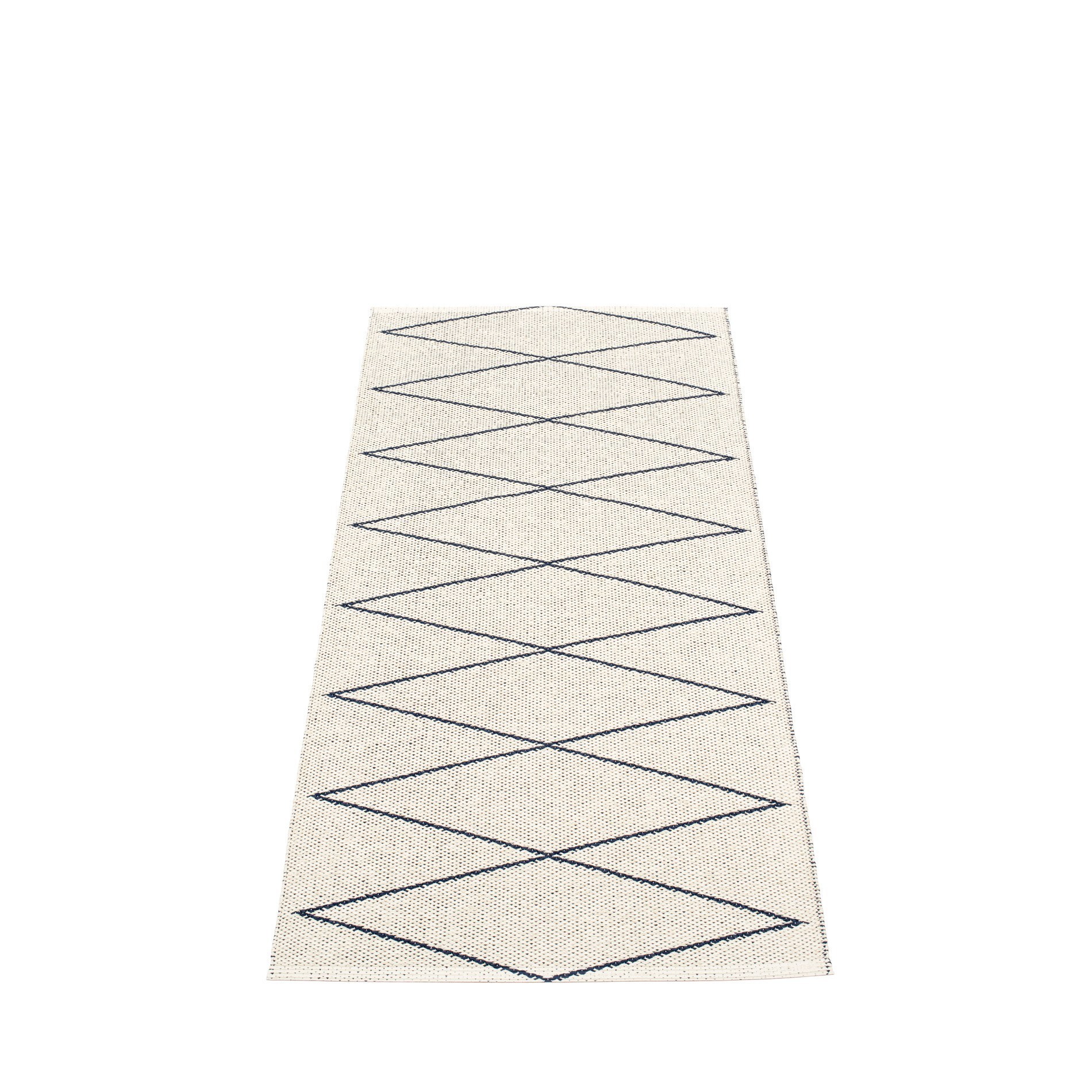 Max Plastic Carpet 70x160 cm Pappelina Dark Blue-Vanilla