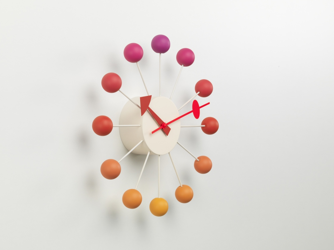 Ball Clock Wall Clock Sunset Vitra LIMITED EDITION 