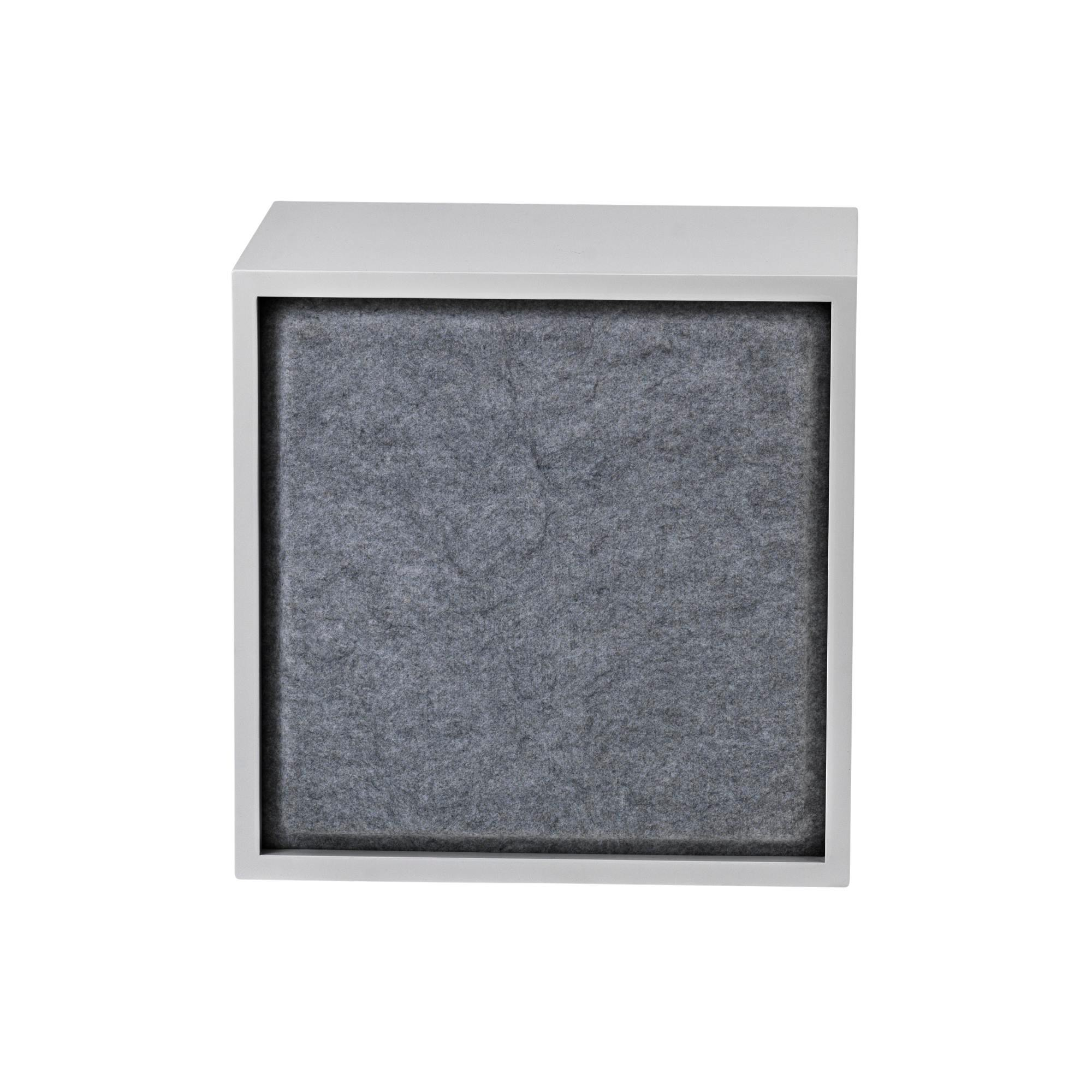 Acoustic Panel für Stacked Regalsystem mittel Muuto-Schwarz melange