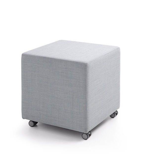 cube CUB R 425 pouf Stool on castors Bejot