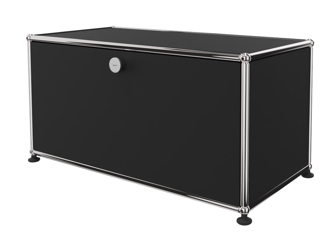 USM Haller Lowboard 1 Flap Graphite black - FAST DELIVERY