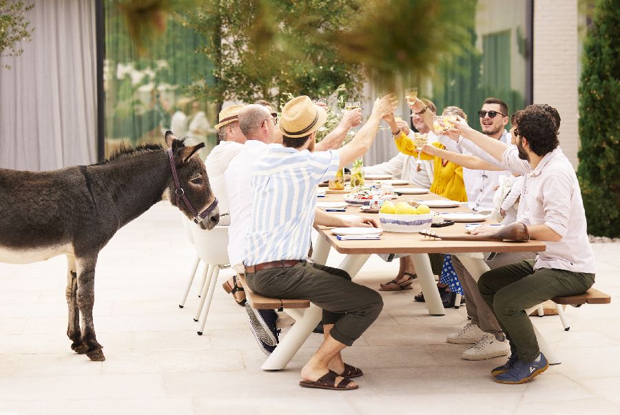 Panigiri Combo table and bench Outdoor Extremis
