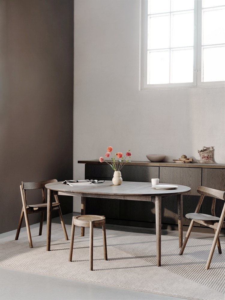 Expand Circular Dining table / Extending table Northern