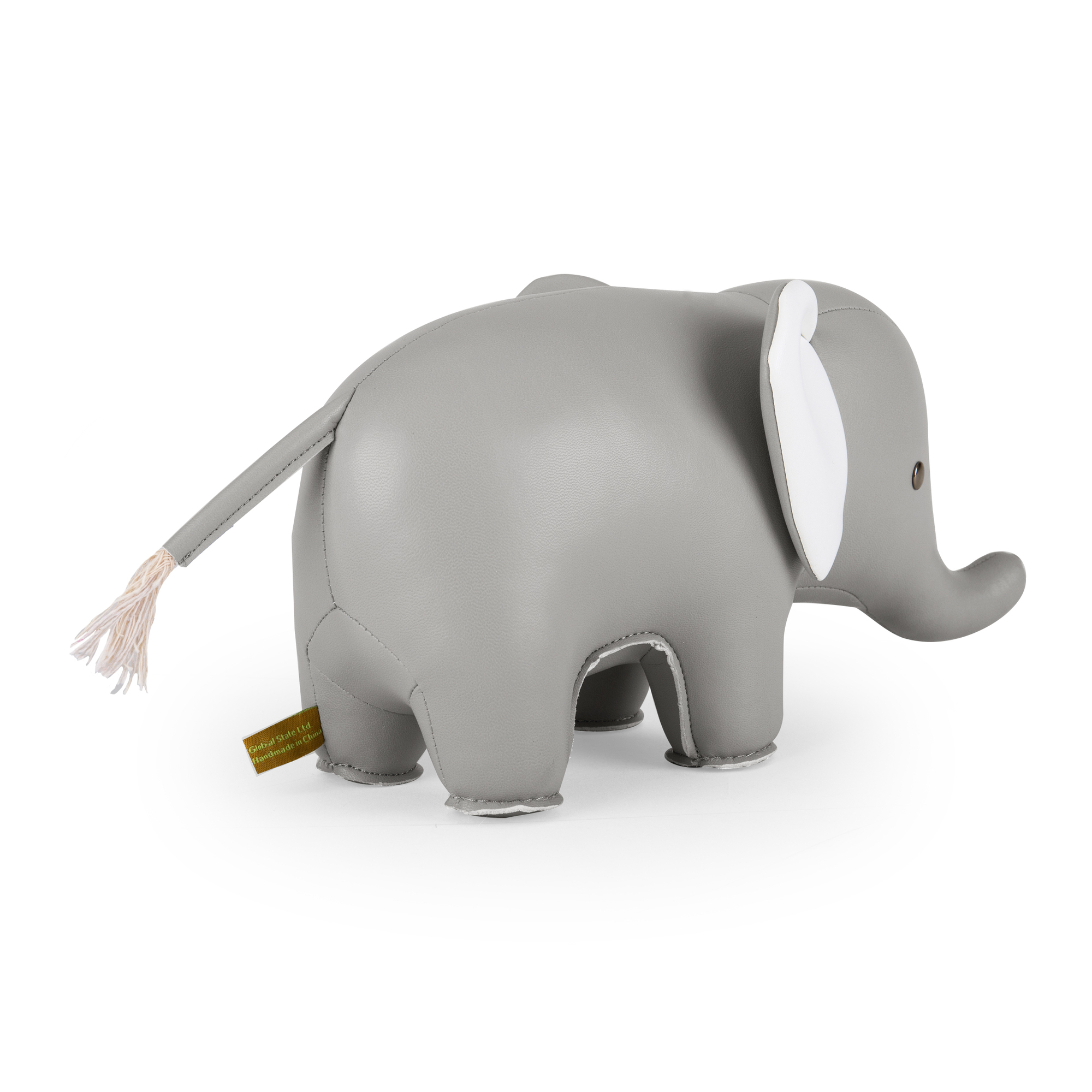 Bookend Classic Elephant Grey/White Züny