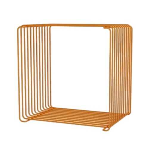 Panton Wire Cube Single Shelf T 25,7 cm Tangerine LIMITED EDITION Montana