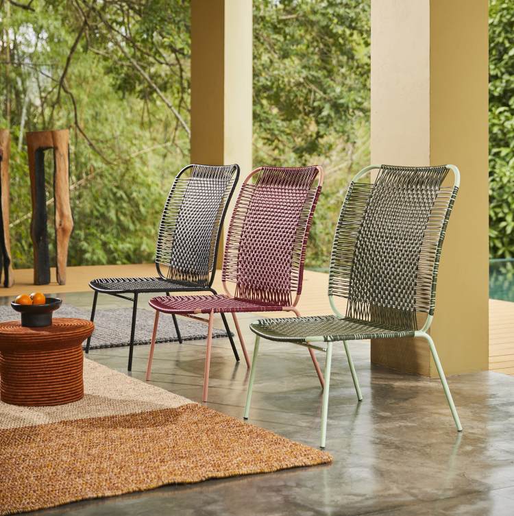 Cielo Lounge Chair high Lounge Chair high Outdoor ames 