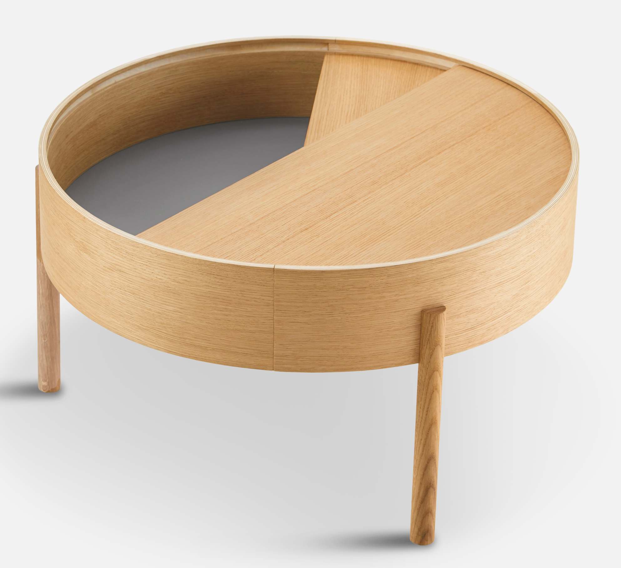 Arc Coffee table Oak oiled Woud