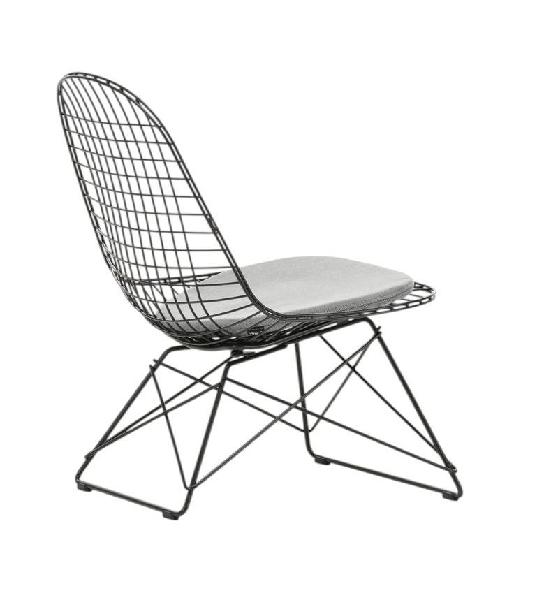 LKR-5 Wire Chair Chair with Seat Cushion Vitra