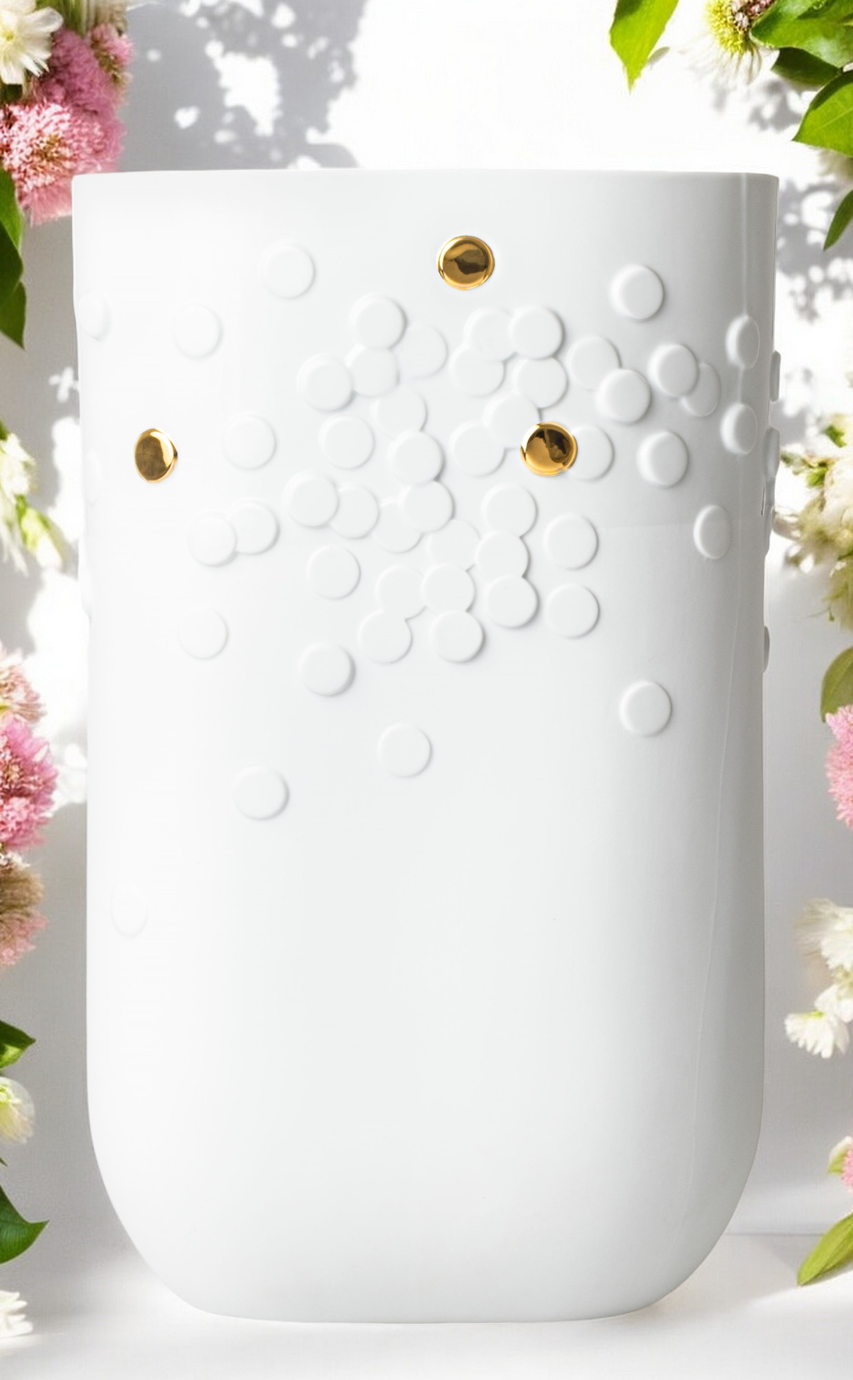 Golden dot vase Floor vase Räder