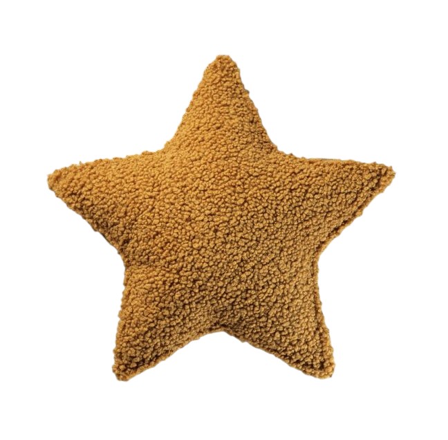 Children's star cushion Wigiwama maple