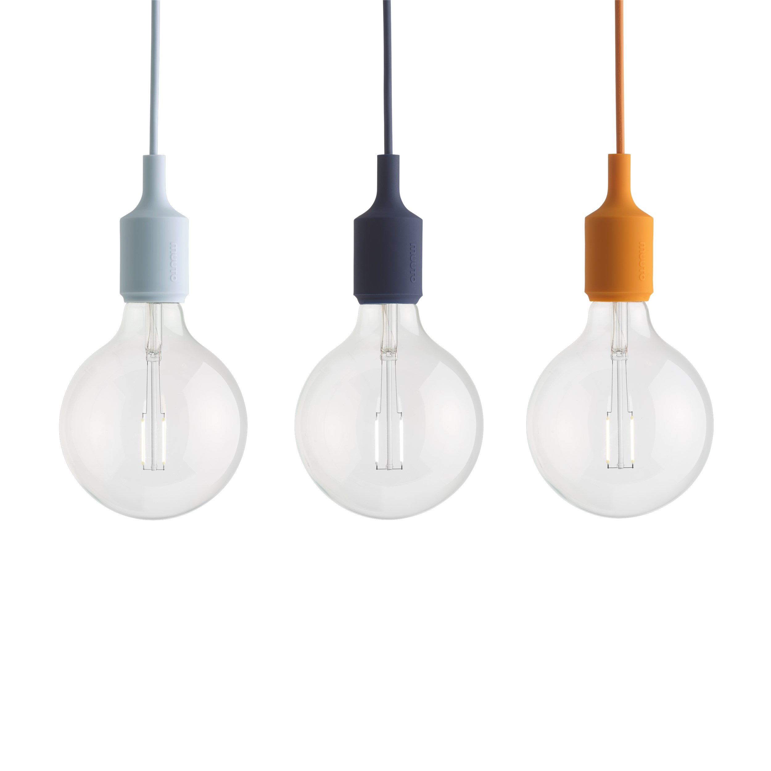 E27 Socket lamp Pendant light LED Muuto Light Orange