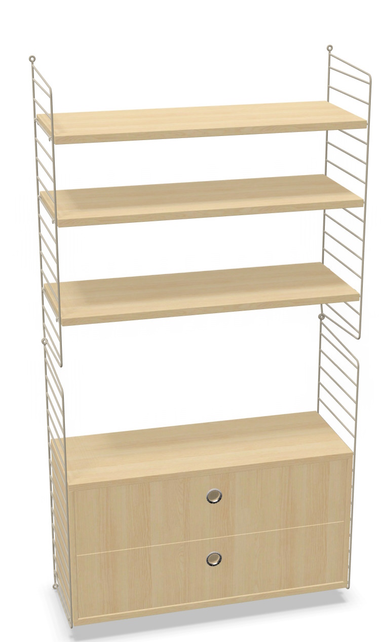 Workstation CONFIGURATIONS W3 String Furniture