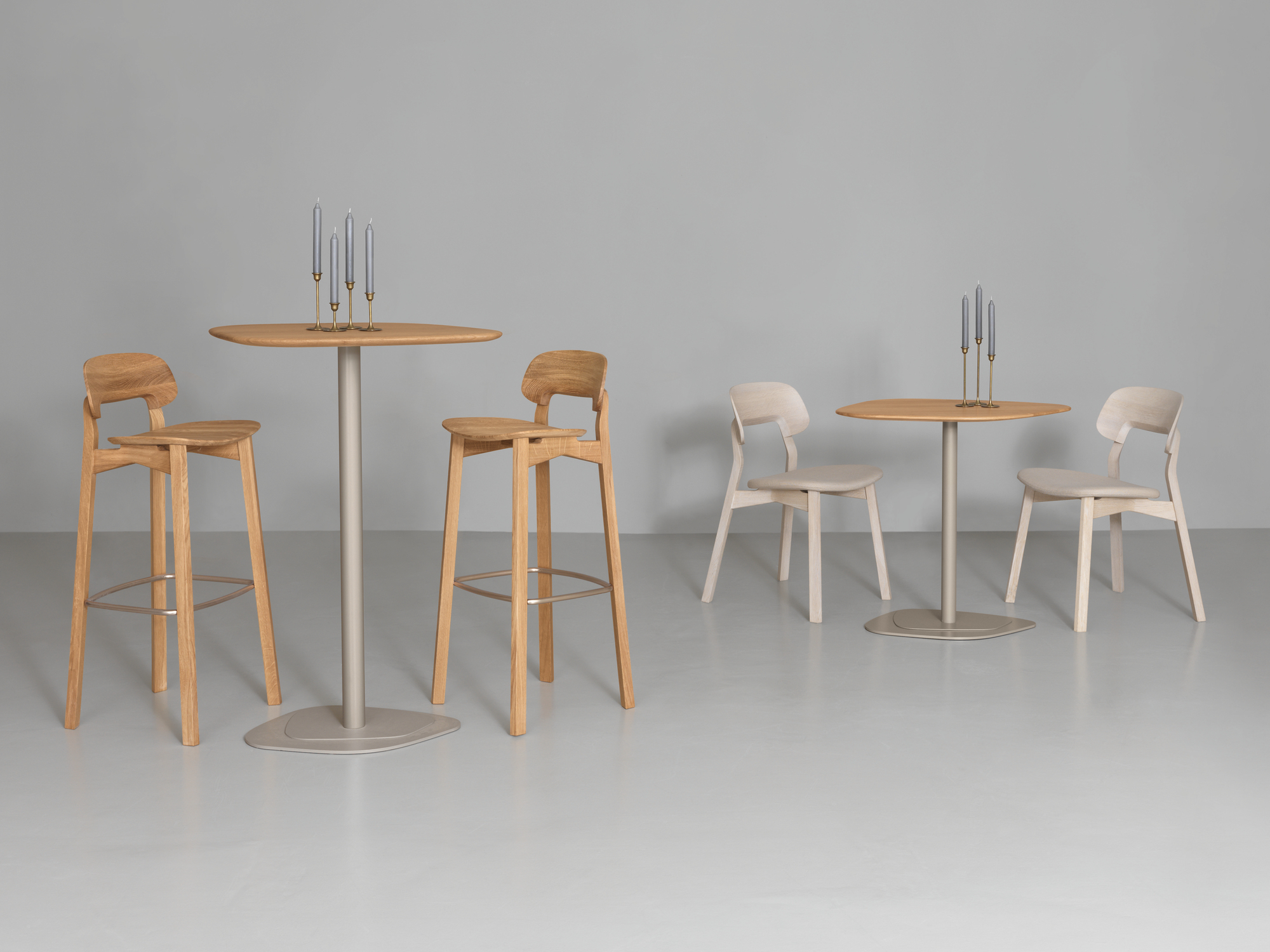 Nonoto Bar bar stool seat height 80 oak Zeitraum