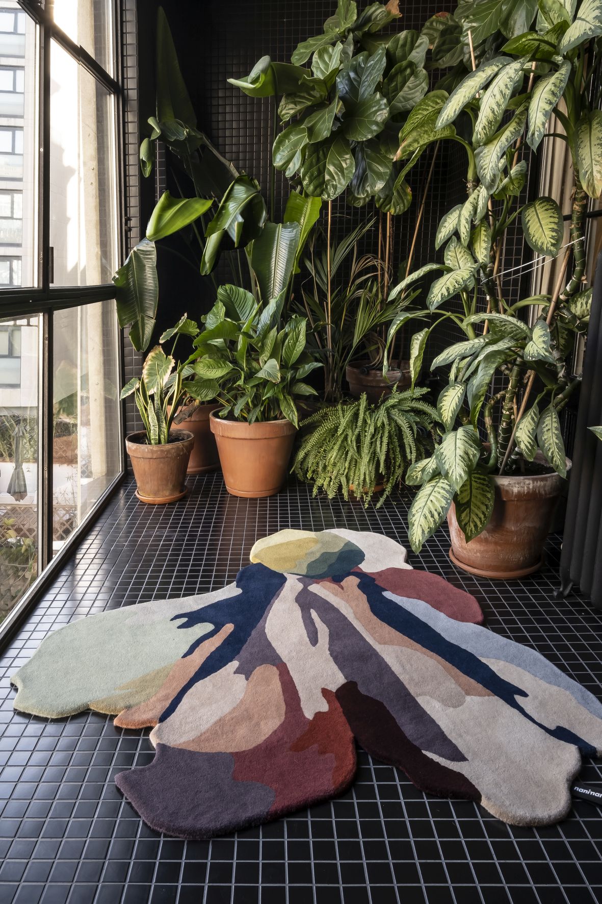 Flora Bloom 1 Carpet 150x166 cm Nanimarquina