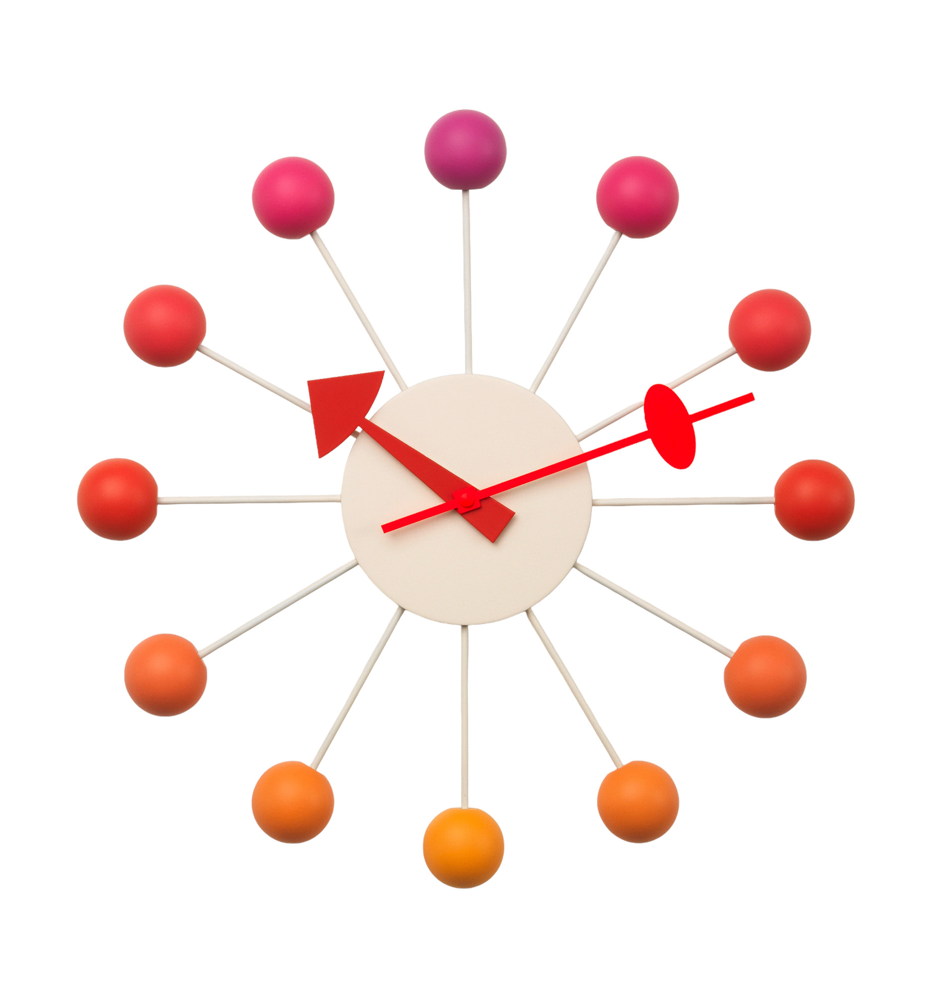 Ball Clock Wall Clock Sunset Vitra LIMITED EDITION 