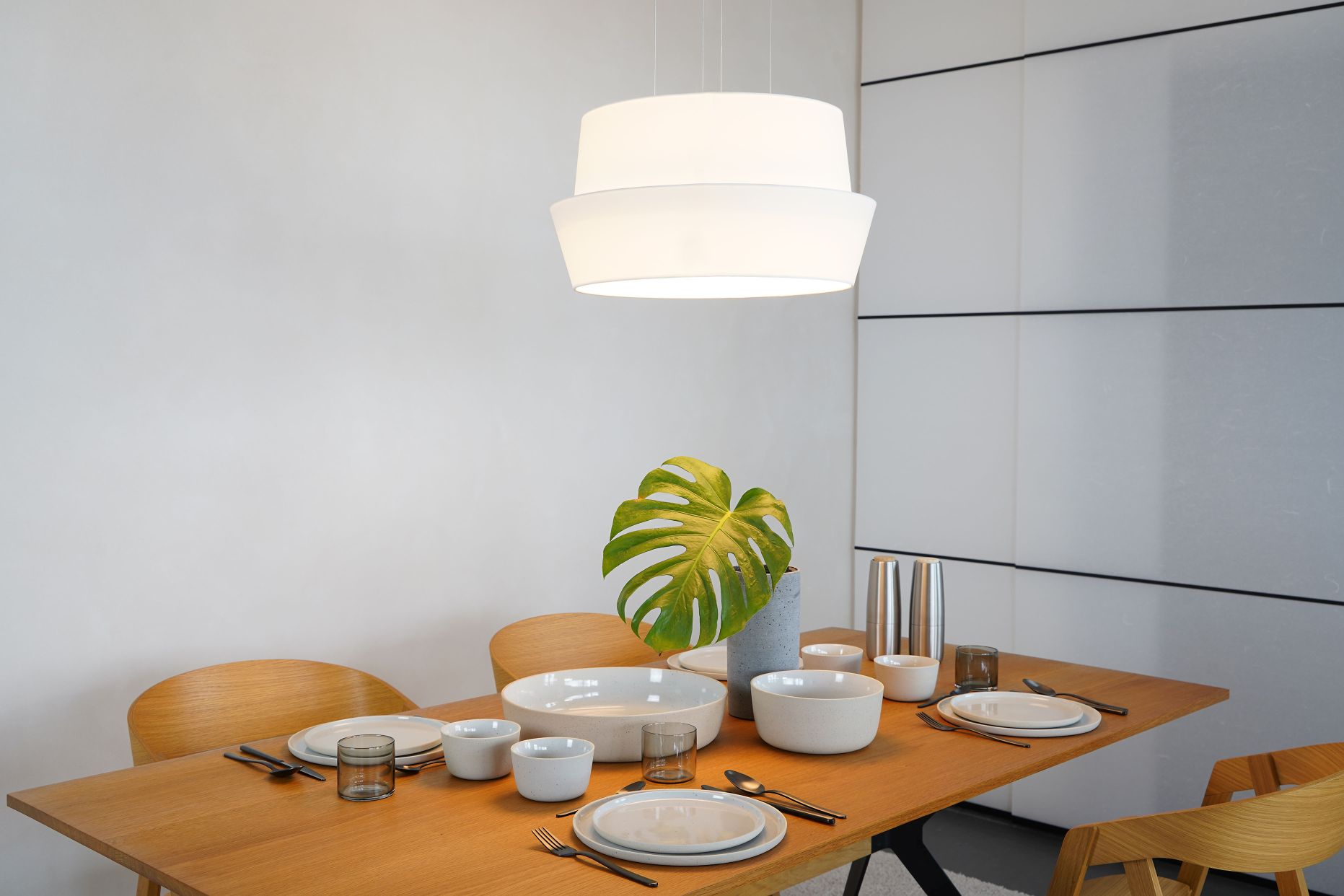 Fly pendant lamp O white Maigrau