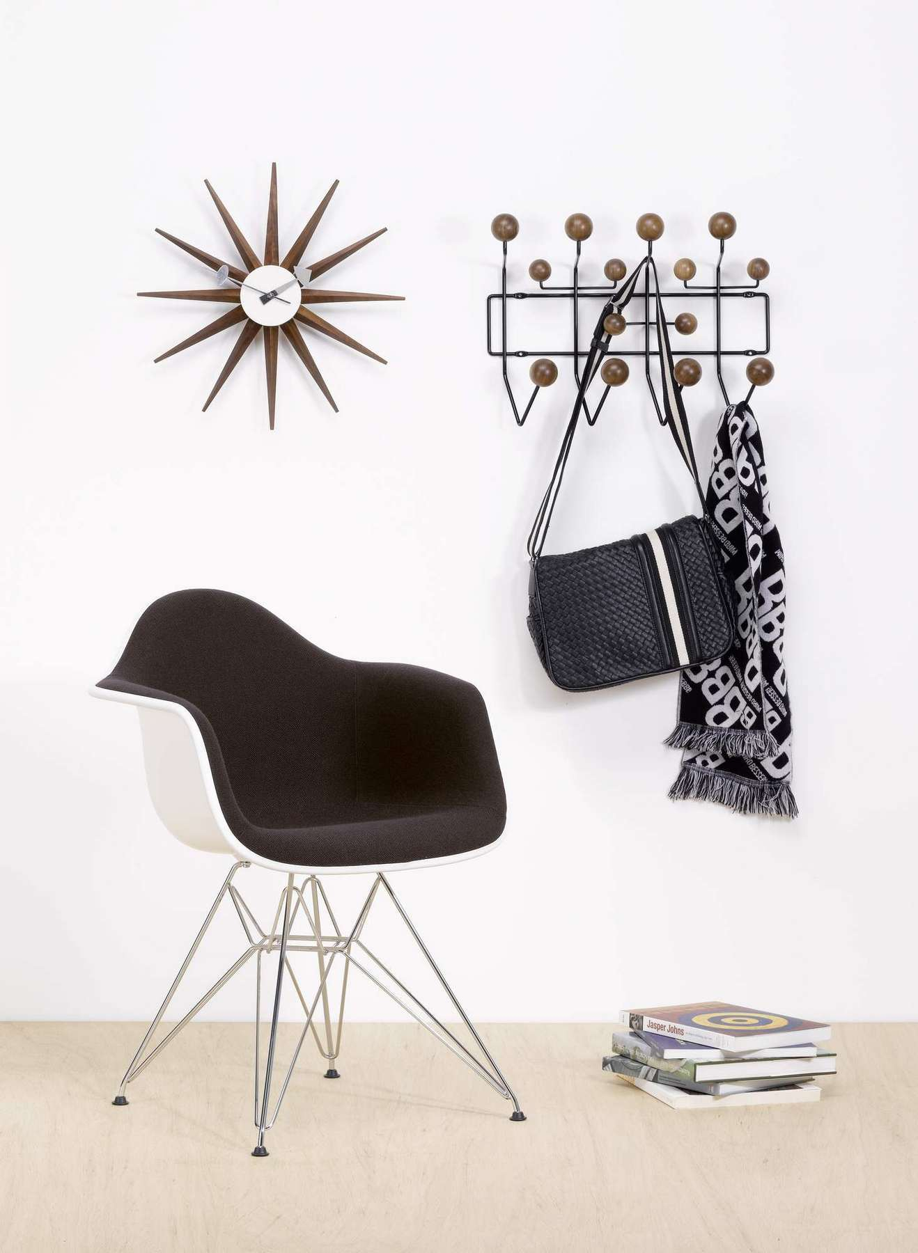 Eames Hang it all wardrobe walnut Vitra