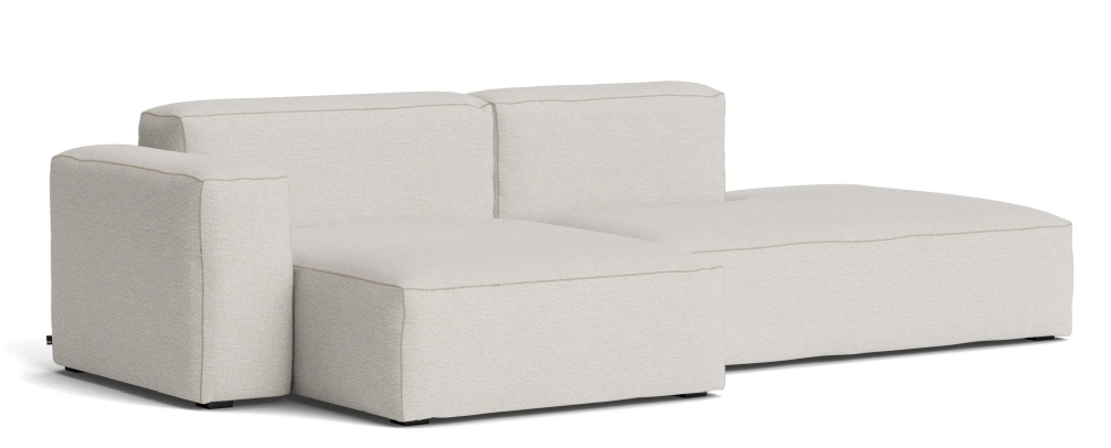Mags Soft Sofa Low 2,5-seater Combination 3 with armrest left Hay