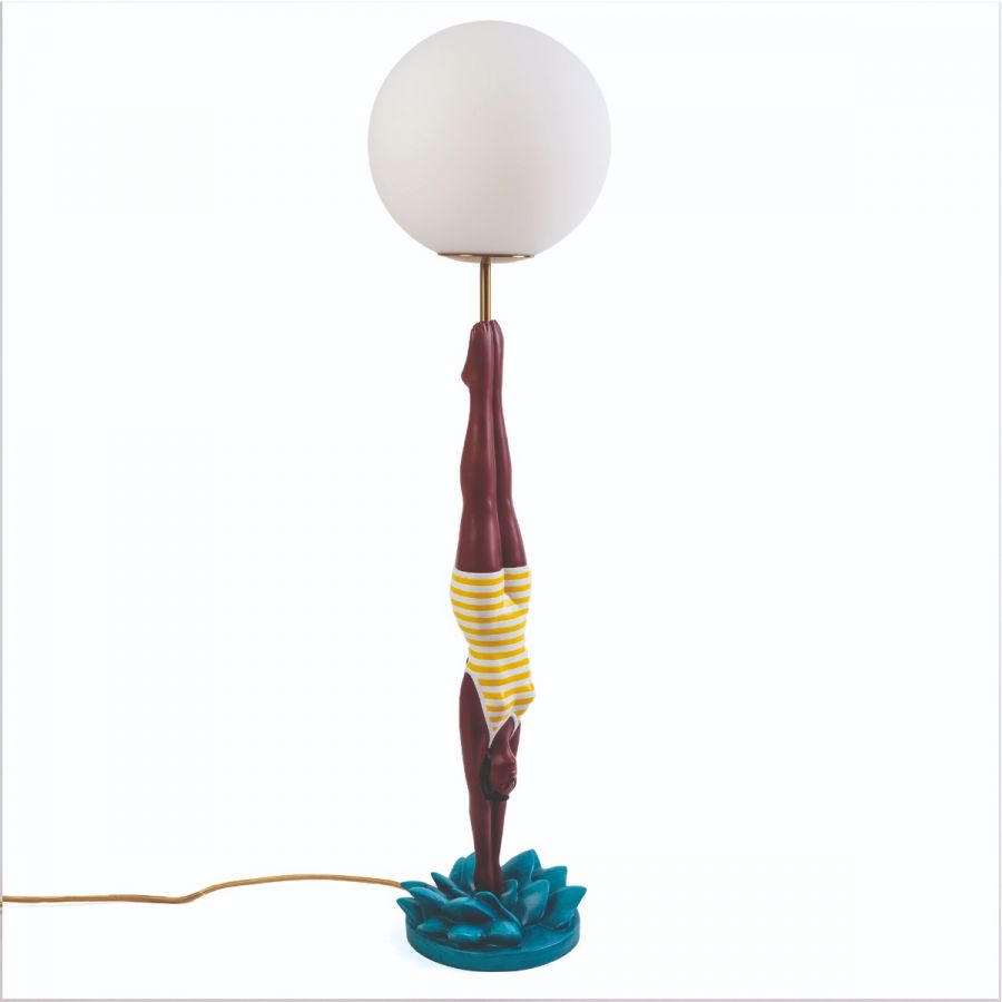 Diver table lamp yellow Seletti
