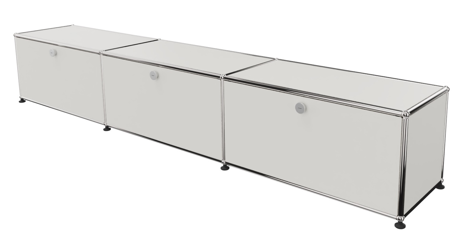USM Haller Lowboard 3 Flaps Pure white - FAST DELIVERY