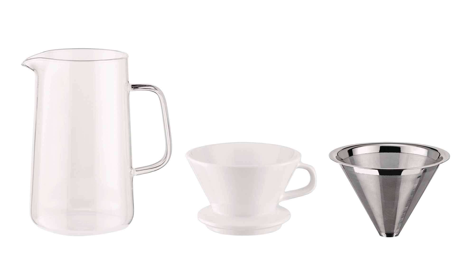 Slow Coffee Set with Filter and Jug Alessi 