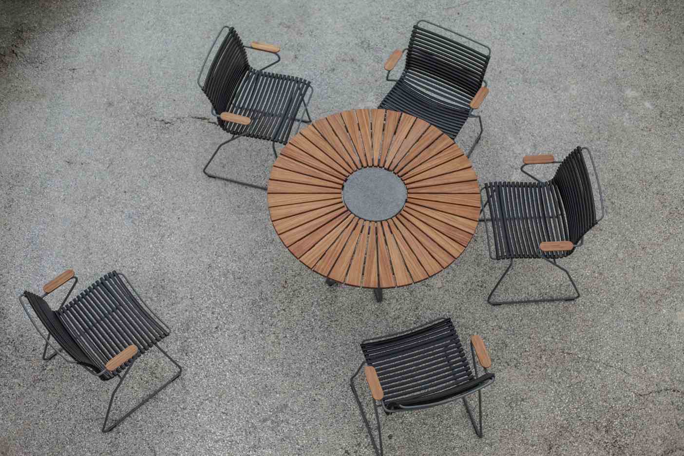 Click Chair with armrests Outdoor Houe