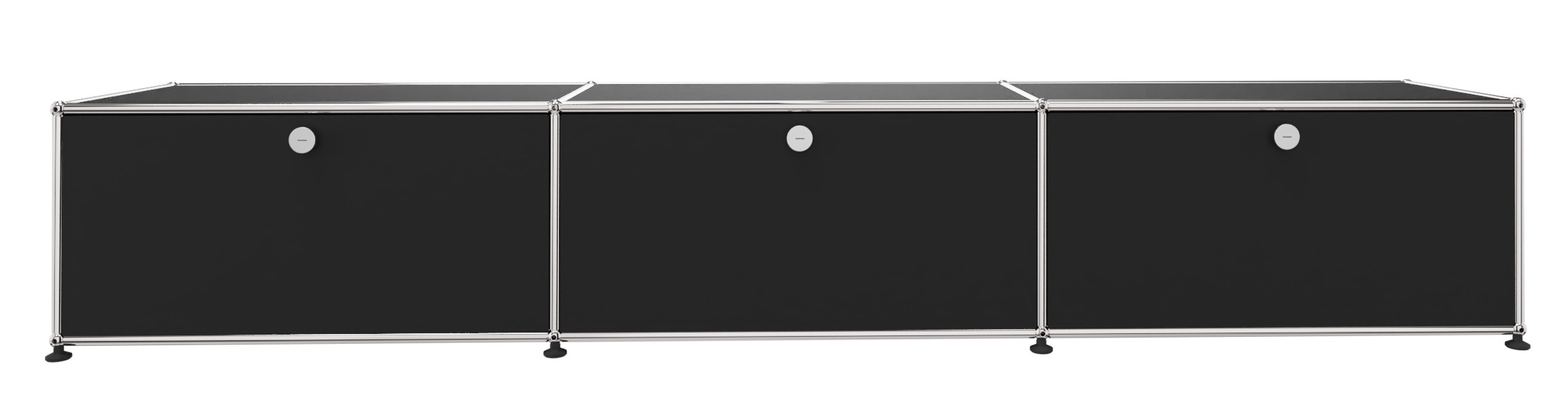 USM Haller Lowboard 3 Flaps Graphite black - FAST DELIVERY