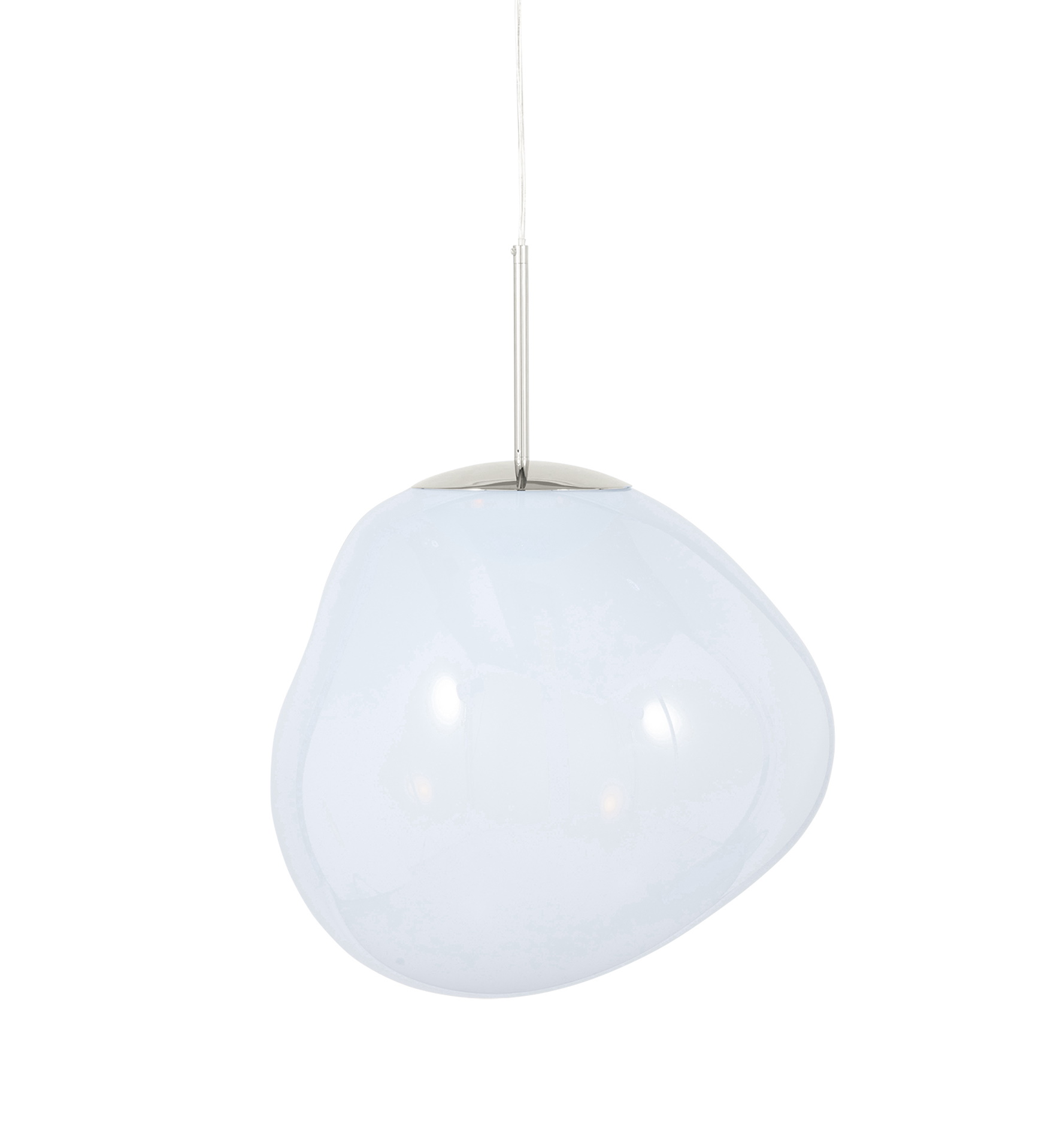 Melt pendant LED Opal - Silver Tom Dixon