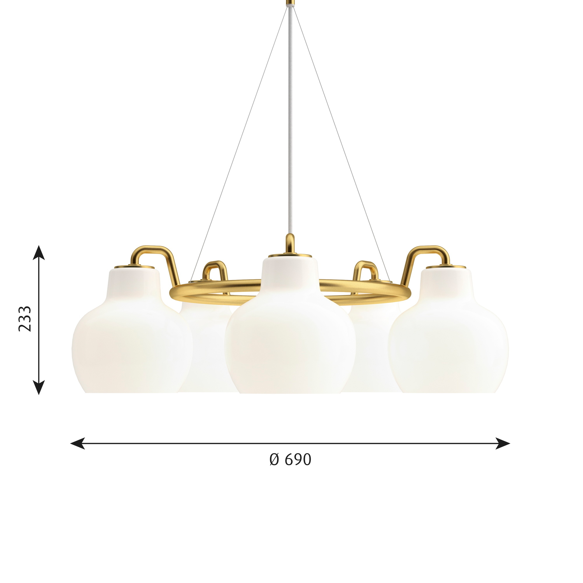 VL Ring Crown 5 pendant light Louis Poulsen
